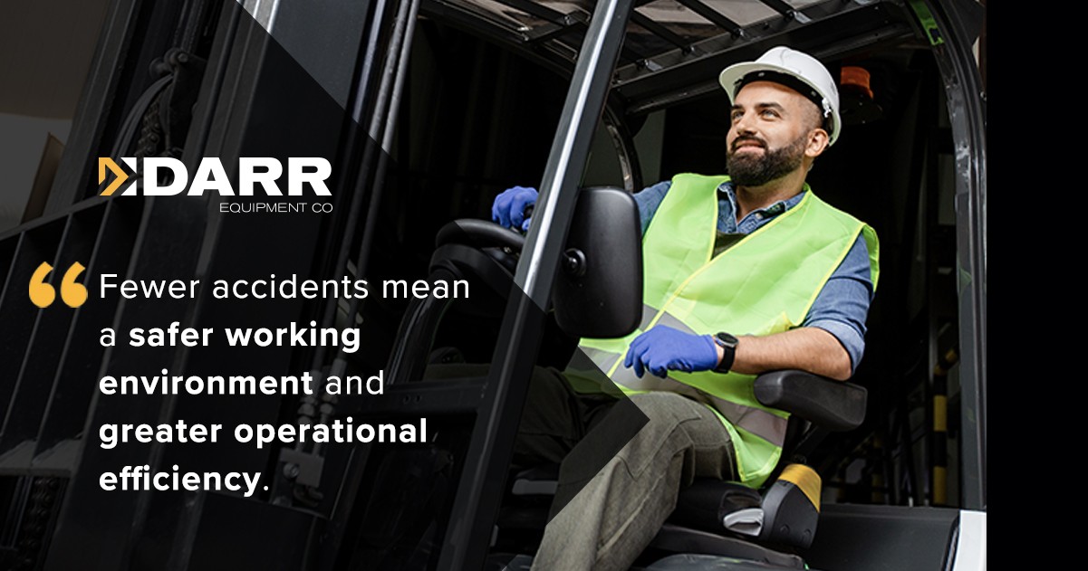 Fewer accidents mean a safer working environment and greater operational efficiency.