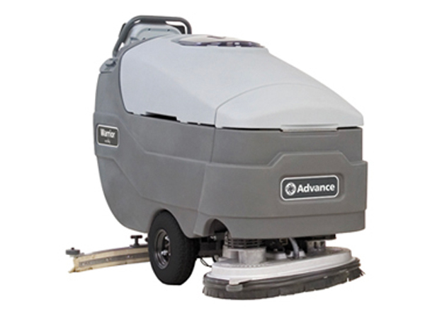 Warrior walk-behind scrubber