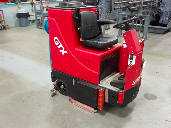 GTX rider sweeper/scrubber