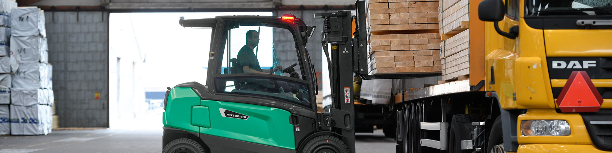 mitsubish electric forklift